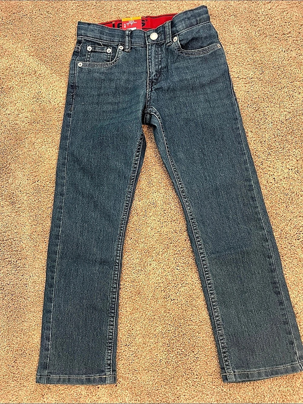 Levi's Boys 511 Slim Flex Stretch Jeans Boys Size 7 Blue